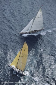 Sailing, Classic yachts, Nioulargue 1992,  Saint-Tropez (FRA,83)