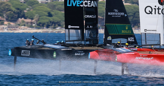 10 09 2025, Saint-Tropez,(FRA), Rockwool SailGP France Saint-Tropez, Race Day 1