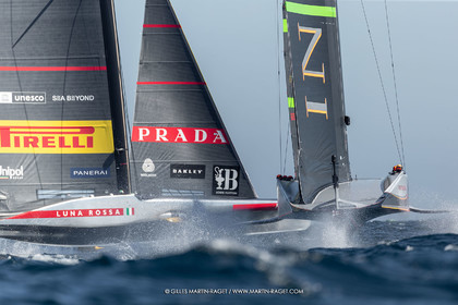 26 09 2024, Barcelona (ESP), 37th America's Cup, Louis Vuitton Cup Final, Race Day 1