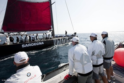 19 05 2010 - La Maddalena (ITA, Sardinia) Louis Vuitton Trophy - BMW ORACLE Racing - Training