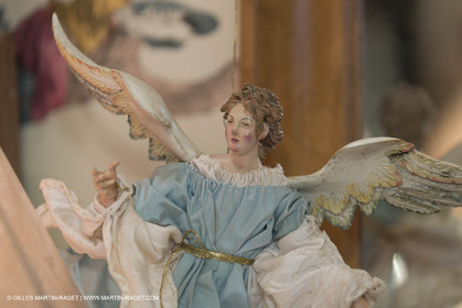 27 01 2018; L'isle sur Sorgue (FRA; 84); Les antiquaires; Crèche et santons de Jean-Jacques Bourgeois