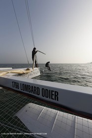 09 10 2010 - Morges (SUI) - L'Hydroptère.CH - 1st sail
