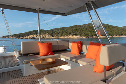 30 08 2018, Porto Vecchio (FRA, South Corsica) Chantier Fountaine-Pajot, Alegria 67