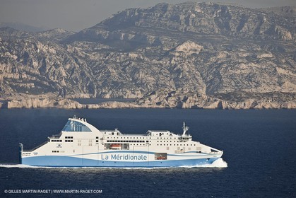 14 01 2012 - Marseille (FRA,13) - La Meridionale shipping company - the Piana off Marseille and the Calanques