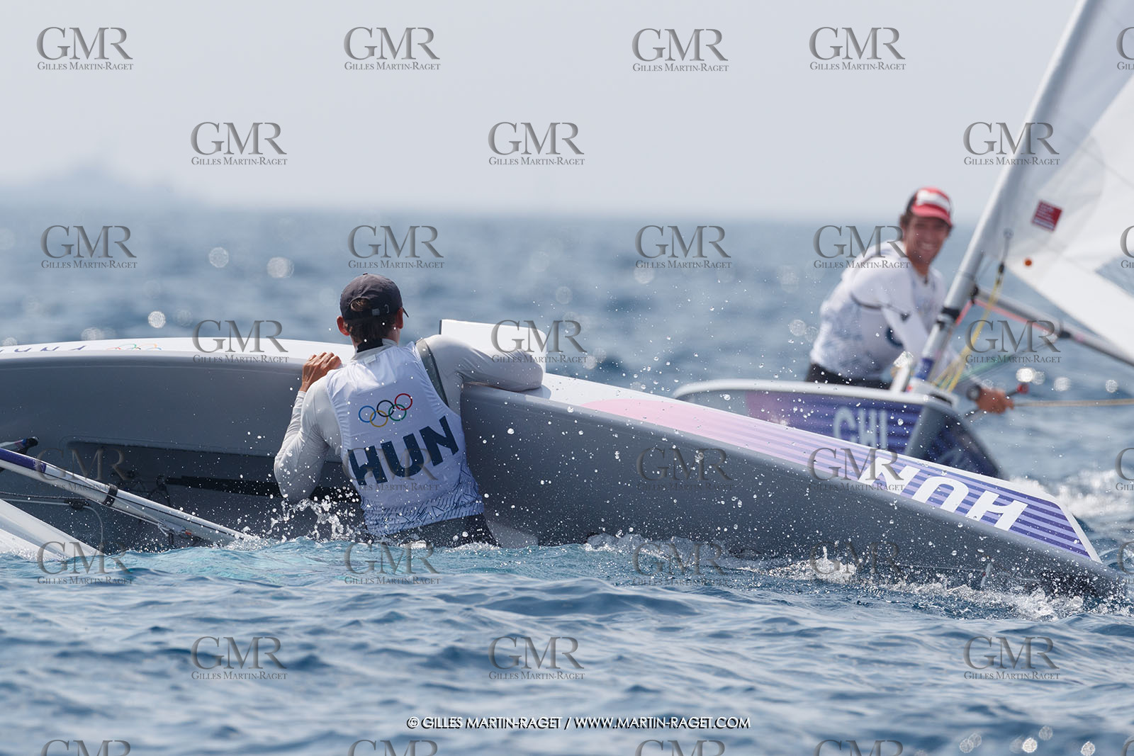 07 08 2024, Marseille (FRA), Paris 2024 Olympic Games, Sailing, Race Day 10, ILCA Medals races