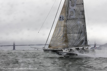 23 08 2012 - San Francisco (USA,CA) l'Hydroptère sails in San Francisco Bay