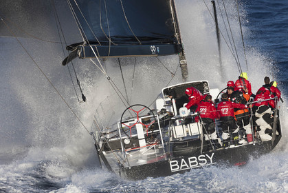 09 10 2017, Calvi (FRA,20), VOR 70 Babsy, Tentative de record autour de la Corse à la voile, skipper Franck Cammas