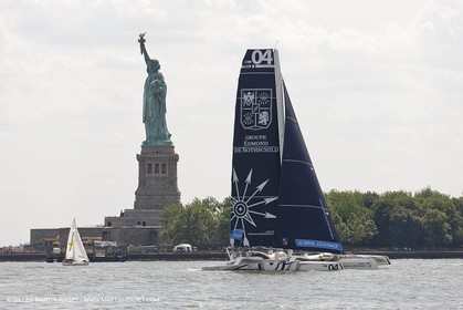 03 07 2012 - New York (USA, NY) -Krys Ocean Race prologuie - arrivée à New York
