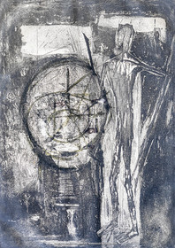 12 07 2020, St Rémy de Provence (FRA, 13) Oeuvre Germaine Richier, gravure