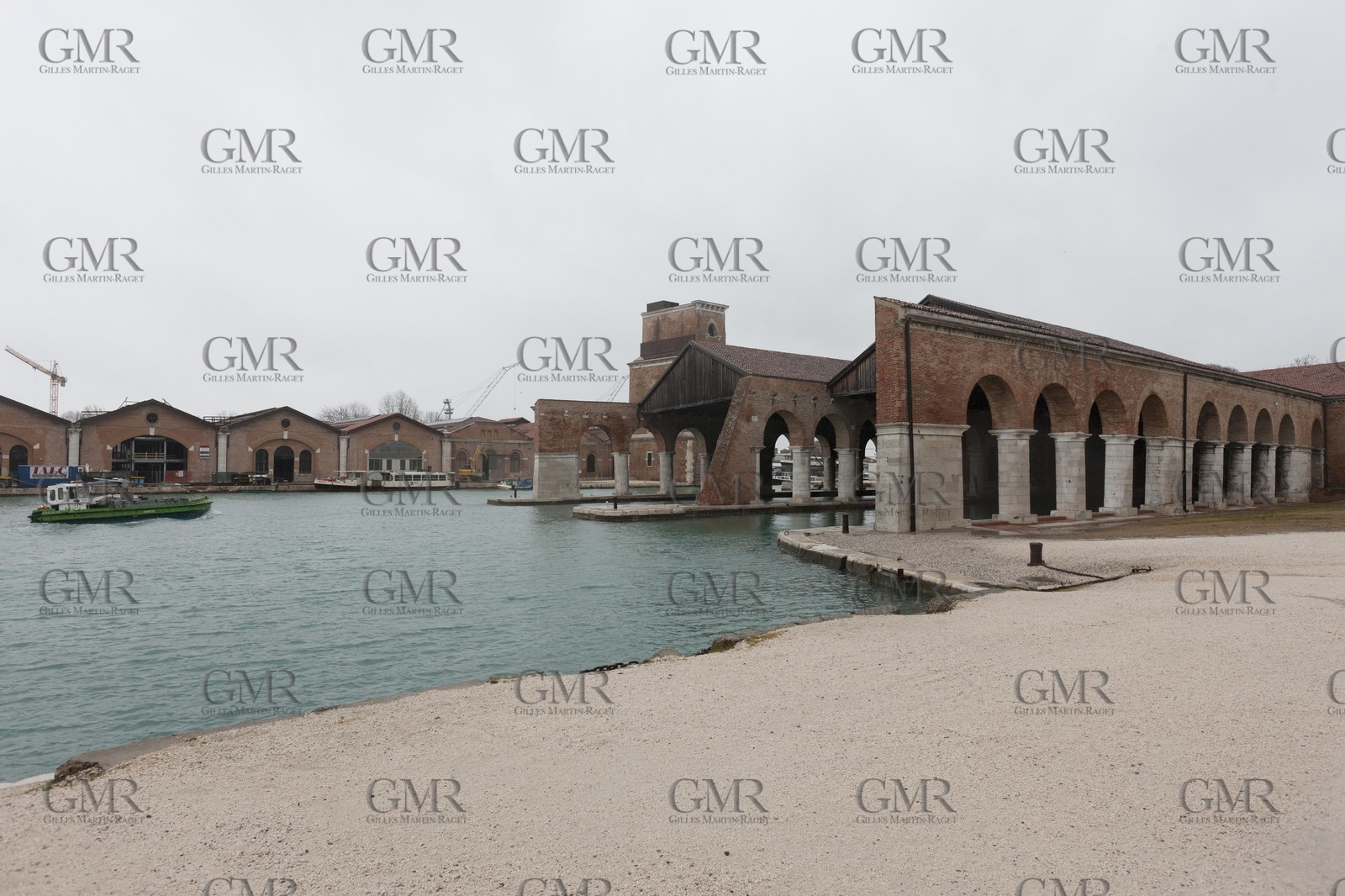 20 02 2012 - Venezia (ITA) - 34th America'sCup - Venezia 2012 America's Cup World Series - The Arsenale where the AC45 moorings, public village, media center and Club 45 will be located