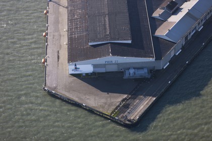 05 01 2011 - San Francisco (USA, CA) - 34th America's Cup - San Francisco waterfront - Piers 27-29 (triangle shape)