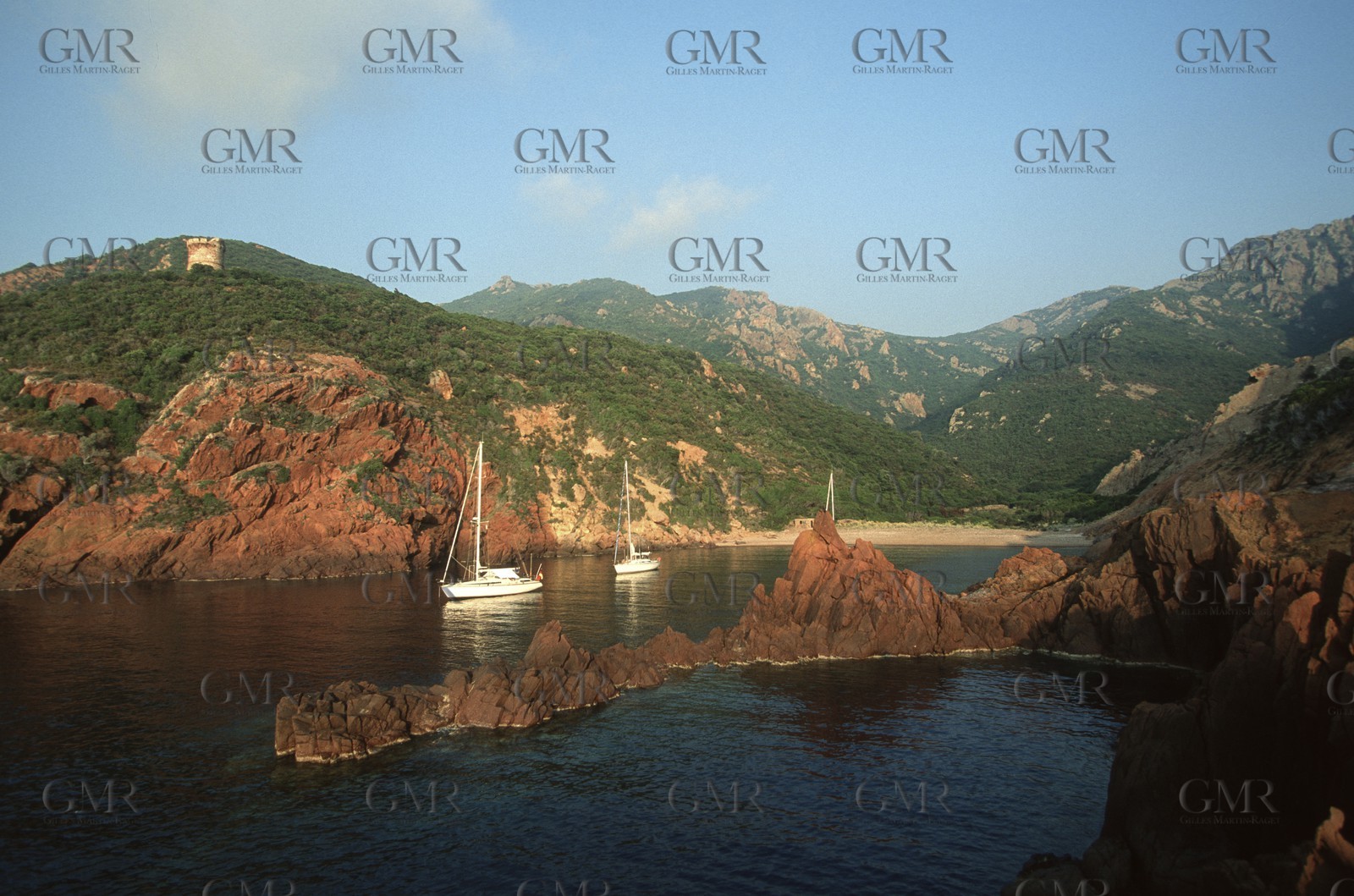 Destination - France - Corsica - Cap Roux - Scandola Natural park.