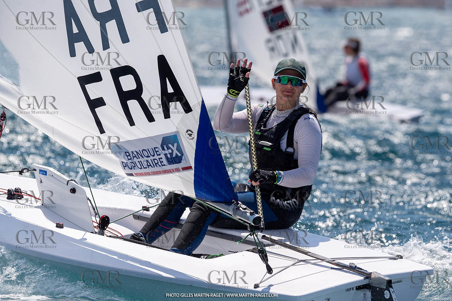 15 07 2023, Marseille (FRA), Paris 2024 Olympic Games Sailing Test Event, Day 6, Ilca 6 Medal race