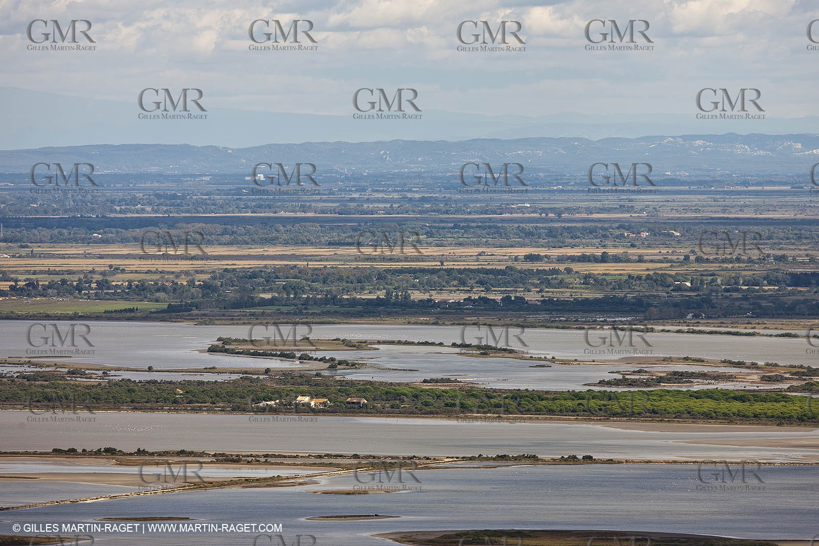 25 09 2010 - Aerial Camargphotos of the coastline from Marseille to La Grande Motte via the Camargue - North Camargue and Arles plain.