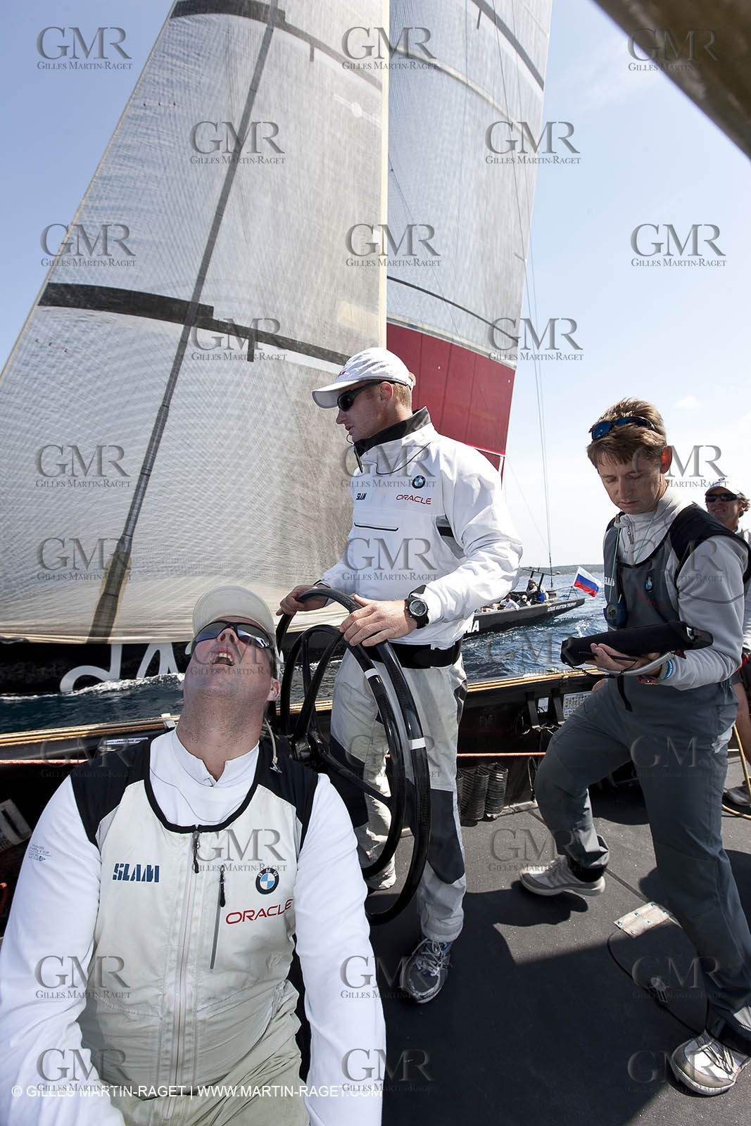 19 05 2010 - La Maddalena (ITA, Sardinia) Louis Vuitton Trophy - BMW ORACLE Racing - Training