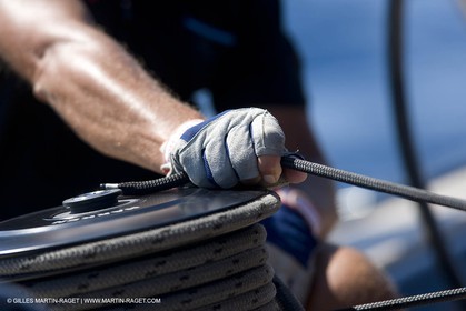 03 09 06 - Porto Cervo (Sardinia) - Maxi World Cup 2006 - A bord Wally 90 Tango