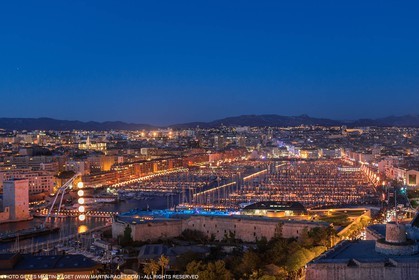 03 05 2013 - Marseille (FRA,13) - Marseille Provence 2013, illumination du Vieux Port par la Compagnie Carabosse