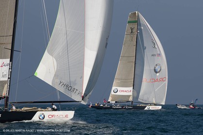 26 11 2010 - Dubai (UAE) - Dubai Louis Vuitton Trophy -1 2 final - BMW ORACLE Racing Vs All4One