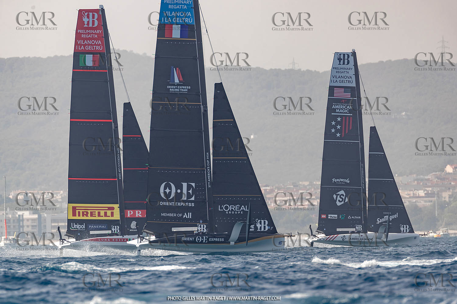 15 09 2023, Vilanova i La Geltru (ESP), 37th America's Cup, Preliminary Regatta N° 1, Race Day 3
