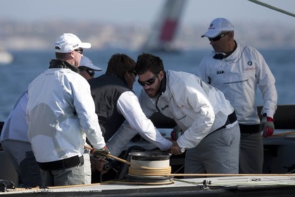 18 05 2010 - La Maddalena (ITA, Sardinia) Louis Vuitton Trophy - BMW ORACLE Racing - Training