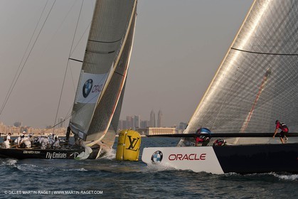 22 11 2010 - Dubai (UAE) - Dubai Louis Vuitton Trophy -  Round 2 - BMW ORACLE Racing Vs Emirates Team New Zealand