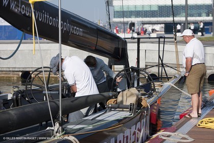 19 05 2010 - La Maddalena (ITA, Sardinia) Louis Vuitton Trophy - BMW ORACLE Racing - Training