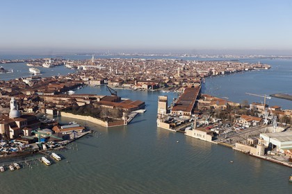 20 02 2012 - Venezia (ITA) - 34th America'sCup - Venezia 2012 America's Cup World Series - The Arsenale where the AC45 moorings, public village, media center and Club 45 will be located