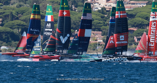 10 09 2025, Saint-Tropez,(FRA), Rockwool SailGP France Saint-Tropez, Race Day 1