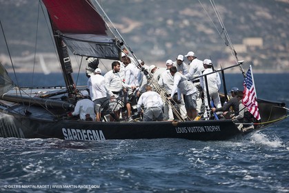 19 05 2010 - La Maddalena (ITA, Sardinia) Louis Vuitton Trophy - BMW ORACLE Racing - Training