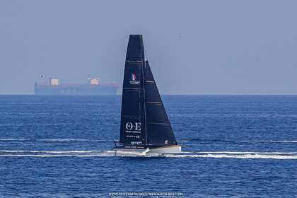 22 08 2023, Barcelona (ESP), 37th America's Cup, Orient Express Racing Team, AC 40 first training