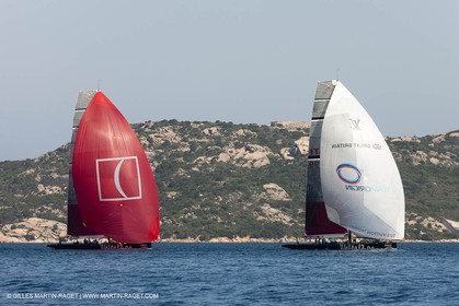 18 05 2010 - La Maddalena (ITA, Sardinia) Louis Vuitton Trophy - BMW ORACLE Racing - Training