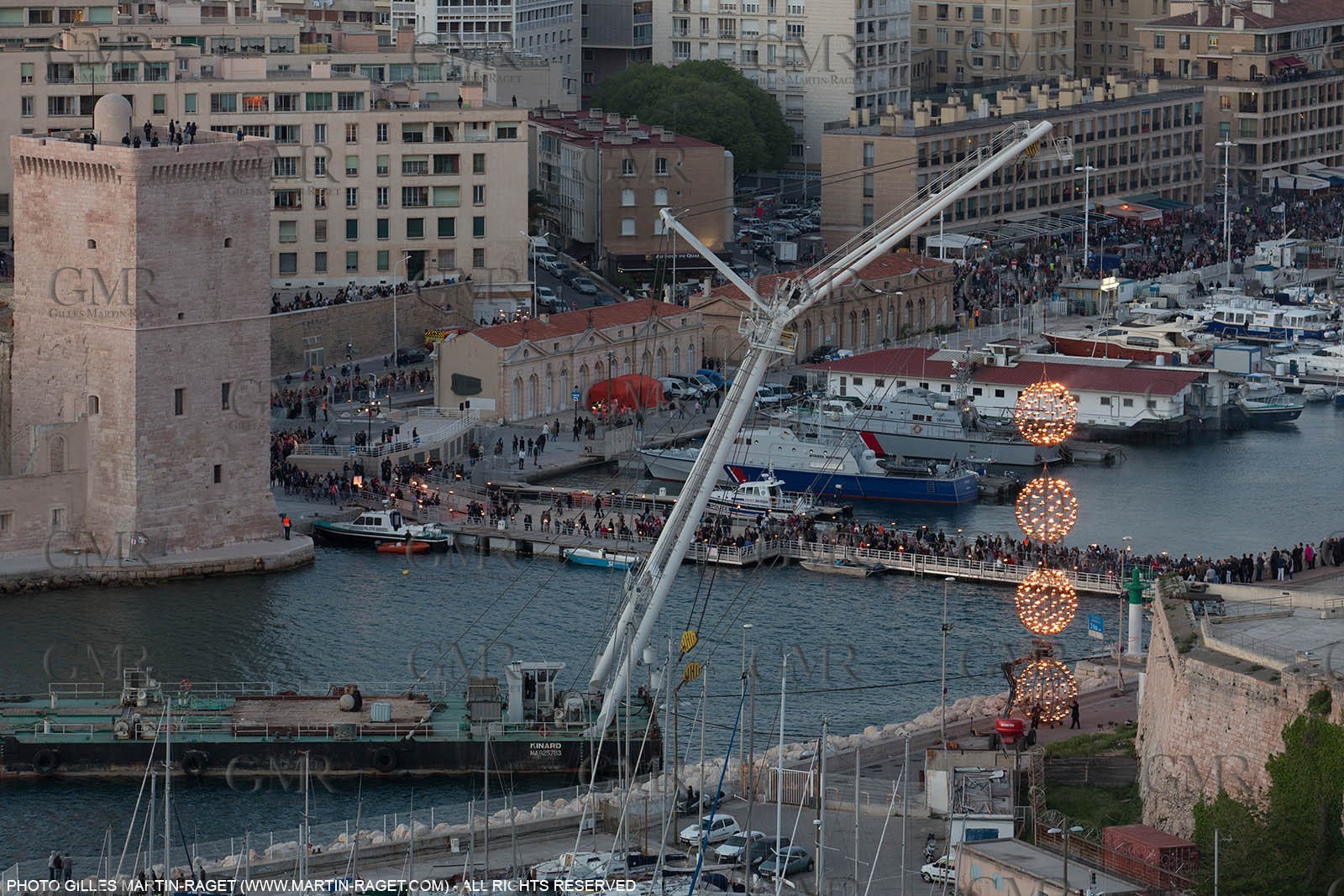 03 05 2013 - Marseille (FRA,13) - Marseille Provence 2013, Historical port Illumination by Company Carabosse