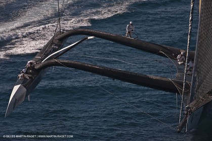 01 02 2010 - Valencia (ESP) - 33rd America's Cup - BMW ORACLE Racing -