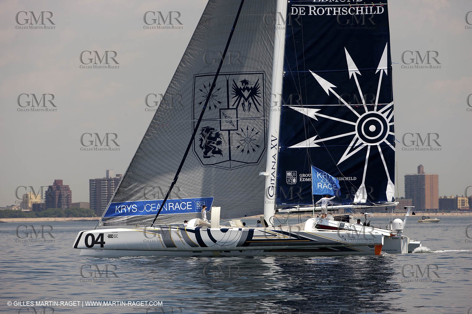 03 07 2012 - New York (USA, NY) - Krys Ocean Race prologuie - arrival in New York