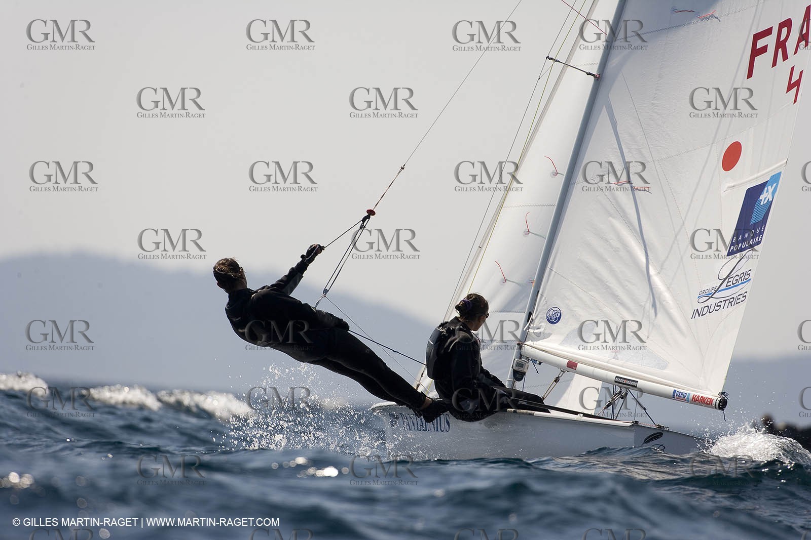 27 04 2007 - 2007 Semaine Olympique Française - Hyères (South of France) - Day 6 - Medal Race - Team France - 470 Homme -