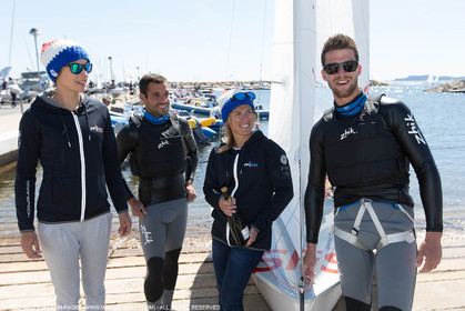 25 04 2016, Hyères (FRA,83), Jeux Olympiques Rio 2016, voile, 470, Sofian Bouvet   Jeremie Mion, SFS Voile
