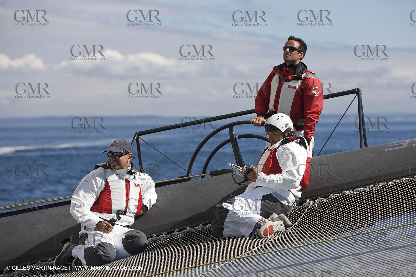 06 09 2008 - Anacortes (WA, USA) - America's Cup - BMW ORACLE Racing - 90 ft trimaran sea trials - Day 5