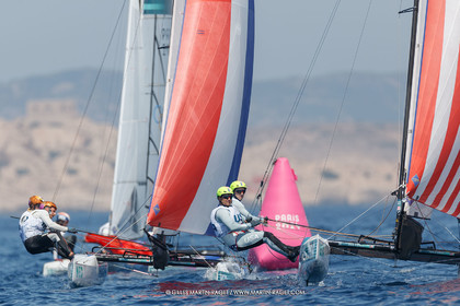 06 08 2024, Marseille (FRA), Paris 2024 Olympic Games, Sailing, Race Day 9