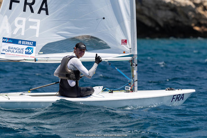 15 07 2023, Marseille (FRA), Paris 2024 Olympic Games Sailing Test Event, Day 6, Ilca 7 Medal race