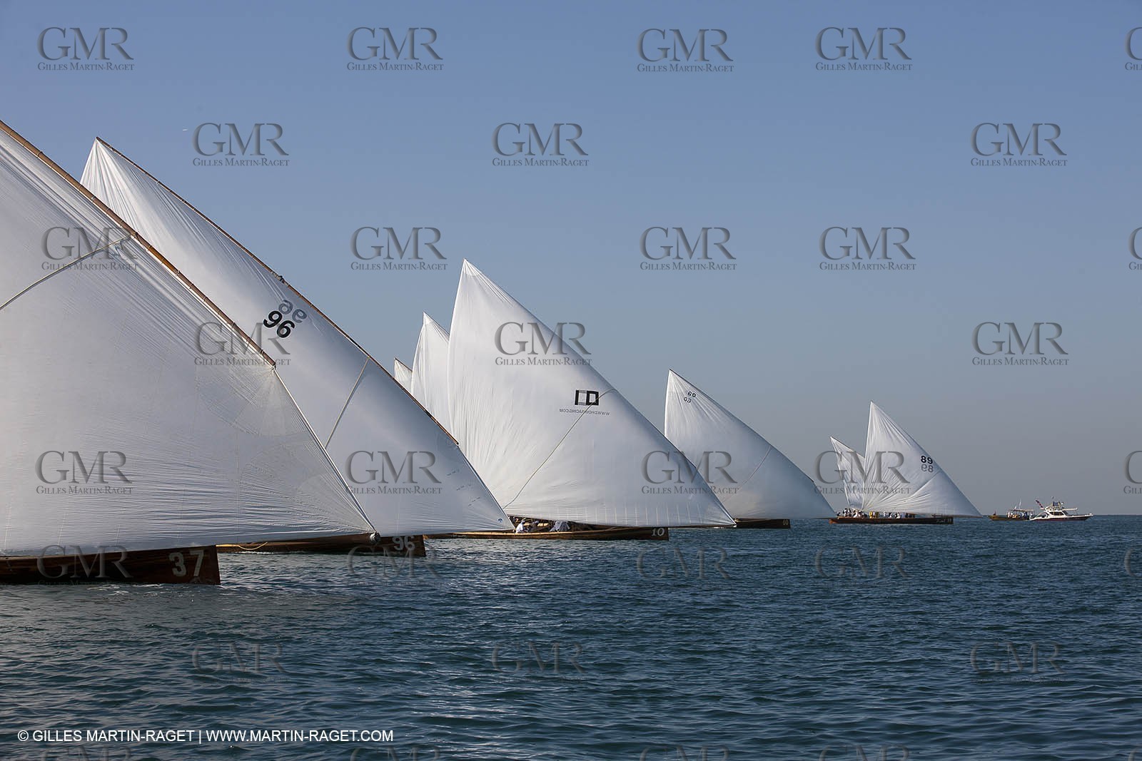 20 11 2010 - Dubai (UAE) - Dubai Louis Vuitton Trophy - Traditionnal dhow races for competing teams