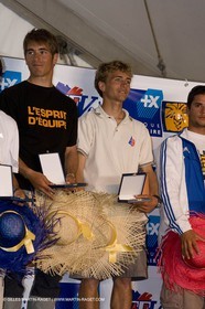 27 04 2007 - 2007 Semaine Olympique Française - Hyères (South of France) - Day 6 - Medal Race - Team France - 470 Homme - Leboucher-Garos