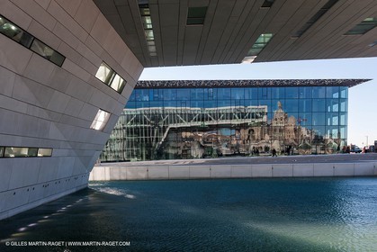 11 01 2013 - Marseille (FRA,13) - Marseille Provence 2013, Capitale européenne de la Culture, Ewplanade du J4, MUCEM et Villa Méditerrannée