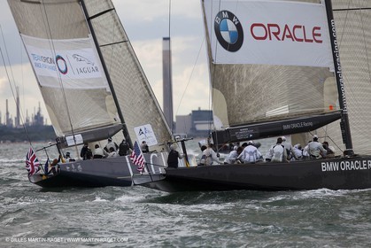 04 08 2010 - Cowes (UK, IOW) - The 1851 Cup -  BMW ORACLE Racing - Day 2.
