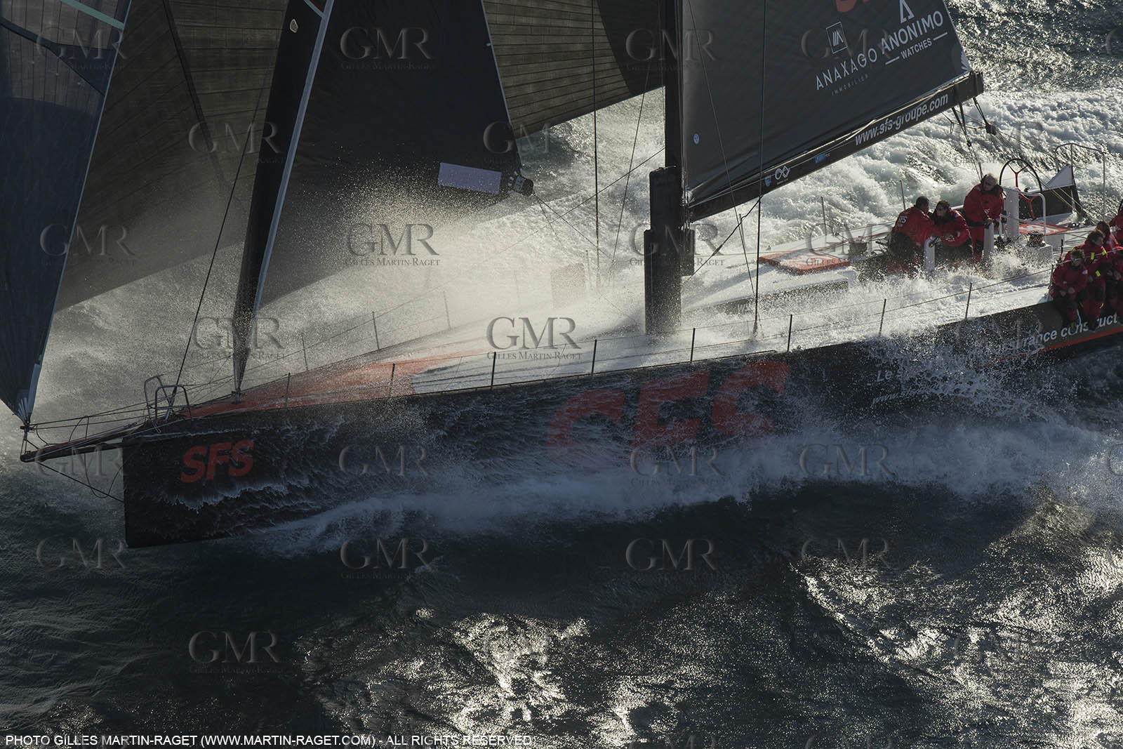 24 mars 2016   Marseille (FRA,13), SFS II (skipper Lionel Péan), last training before Marseille Sailing Week