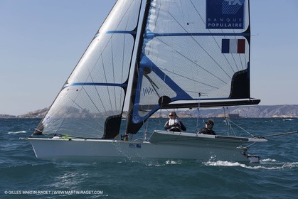 21 03 2013 - Marseille (FRA,13) - Essai du 49er FX