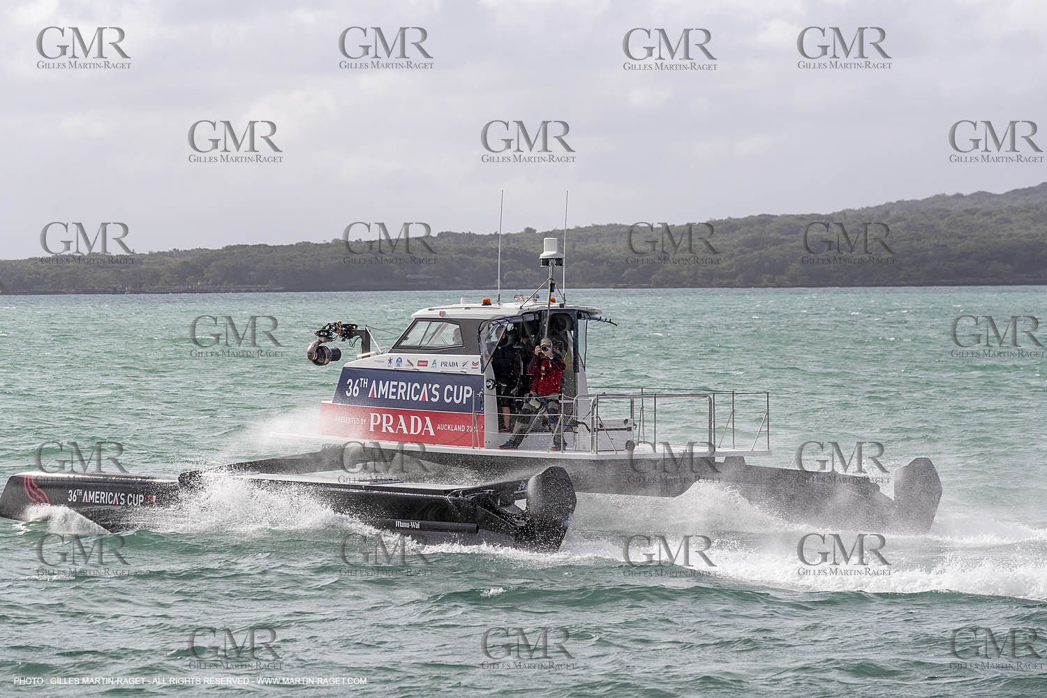 10 12 2020 - Auckland (NZL) - 36th America's Cup - Practice Sessions - Day 2 - TV Cat