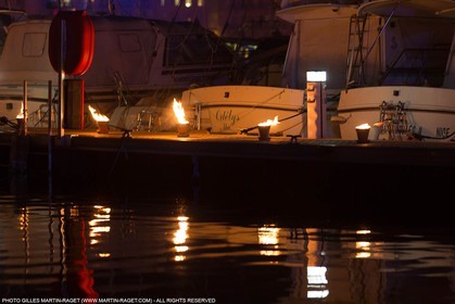 03 05 2013 - Marseille (FRA,13) - Marseille Provence 2013, illumination du Vieux Port par la Compagnie Carabosse
