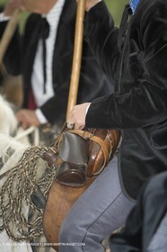 Arlésiennes in costume - Gardians (cow-boys) celebration - Arles