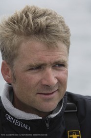 11 05 2007 - La Trinité sur mer (France) - Projet Yann Eliès   Generali 60 open pour le Vendée Globe - Zinedine Zidane à bord