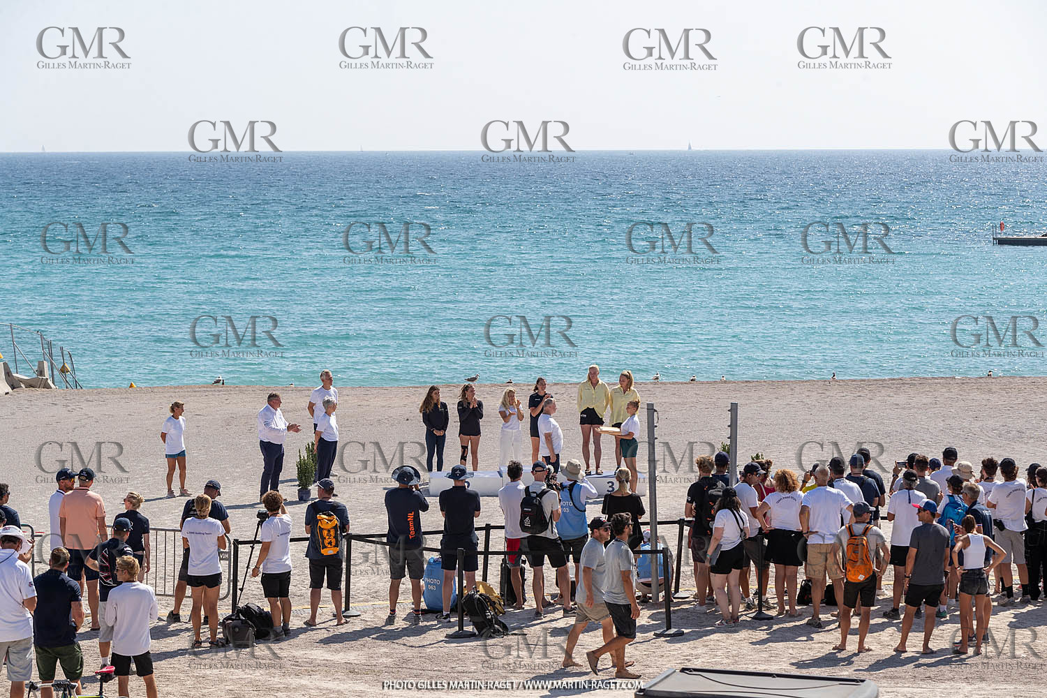 16 07 2023, Marseille, (FRA), Paris 2024 Olympic Games 2024 Sailing Test Event, Day 8, Medal race 49er FX